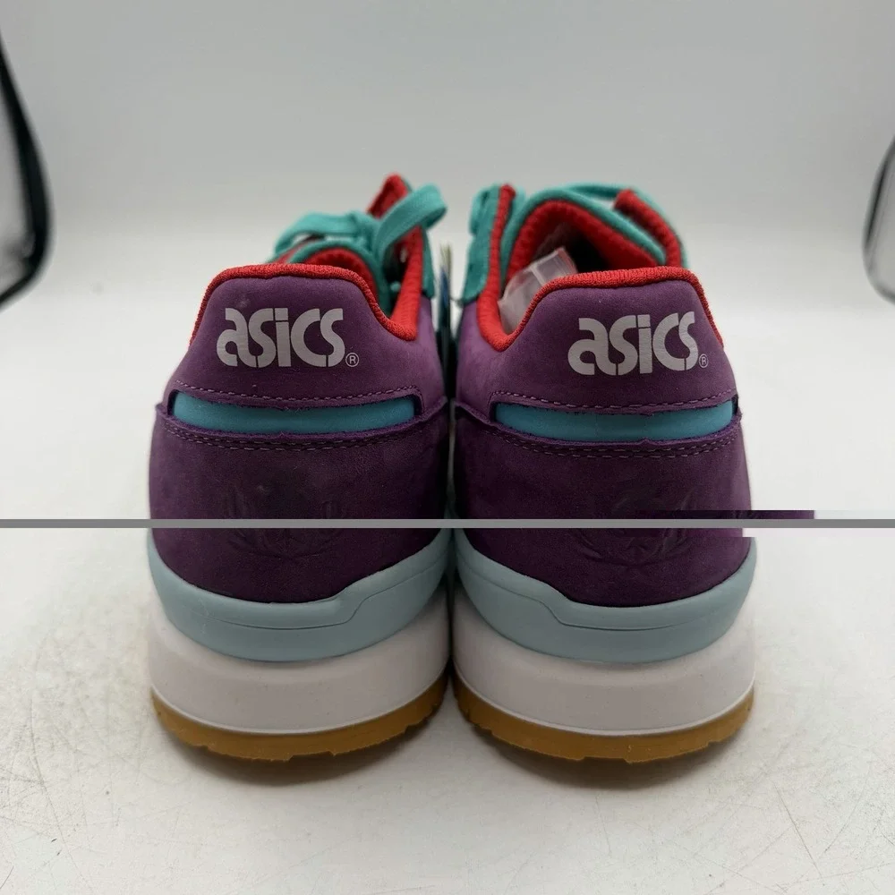 Asics x Hanon Gel Epirus Shoes Mens 10 Tropical Green/Purple Sneakers H40VK-8383
